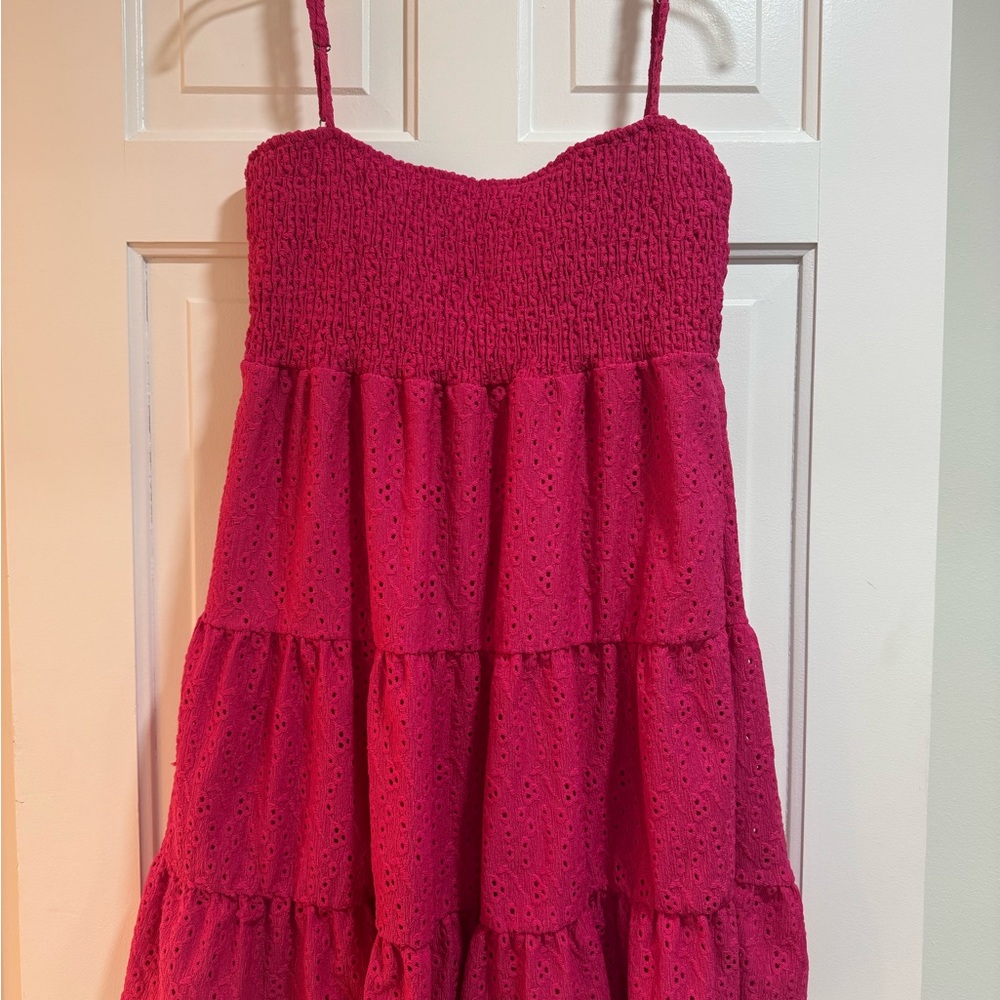 Pink eyelet Altar’d State dress